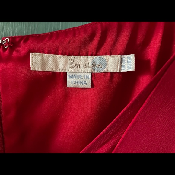 Boden Dress in Red Silk - Picture 3 of 4